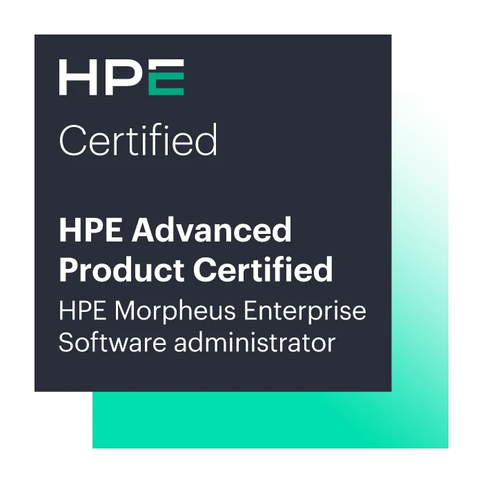 HPE Advanced Product Certified – HPE Morpheus Enterprise Software administrator